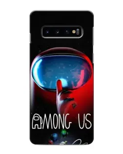 Чехол для Samsung Galaxy S10 с картинкой «Красный импостер — макро» Чехол для Samsung Galaxy S10 с картинкой «Красный импостер — макро»