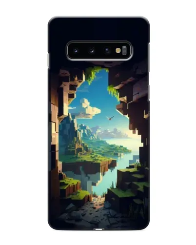 Чохол для Samsung Galaxy S10 з картинкою «Вид з печери»