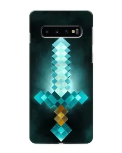 Чохол для Samsung Galaxy S10 з картинкою «Алмазний меч неон»