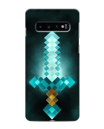 Чохол для Samsung Galaxy S10 з картинкою «Алмазний меч неон»