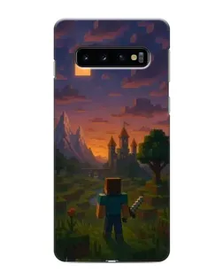 Чохол для Samsung Galaxy S10 з картинкою «Стів біля вежі»