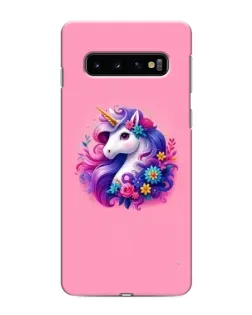 Чехол для Samsung Galaxy S10 с картинкой «Сказочный единорог»