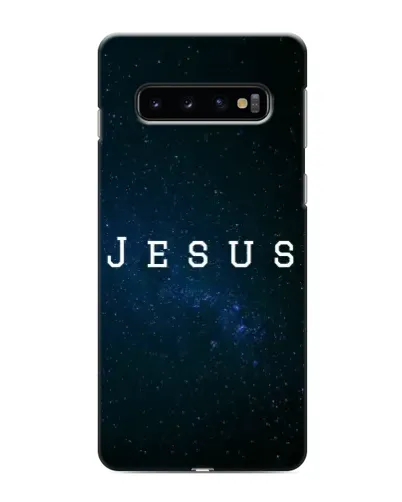 Чехол для Samsung Galaxy S10 с картинкой «Звездное небо Jesus» Чехол для Samsung Galaxy S10 с картинкой «Звездное небо Jesus»