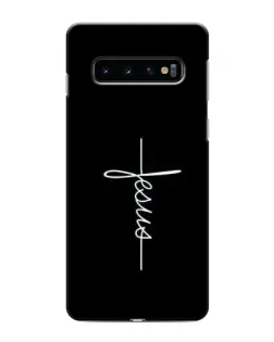 Чехол для Samsung Galaxy S10 с картинкой «Тонкая линия веры»