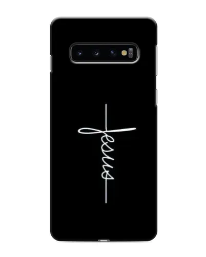 Чехол для Samsung Galaxy S10 с картинкой «Тонкая линия веры» Чехол для Samsung Galaxy S10 с картинкой «Тонкая линия веры»