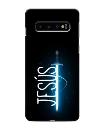 Чехол для Samsung Galaxy S10 с картинкой «Меч Духа Jesus» Чехол для Samsung Galaxy S10 с картинкой «Меч Духа Jesus»