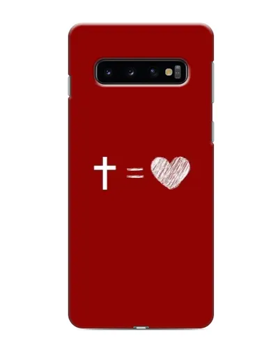 Чехол для Samsung Galaxy S10 с картинкой «Уравнение любви» Чехол для Samsung Galaxy S10 с картинкой «Уравнение любви»