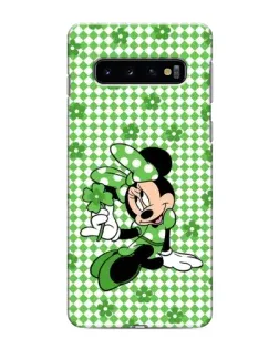 Чехол для Samsung Galaxy S10 с картинкой «Mickey в клетку» Чехол для Samsung Galaxy S10 с картинкой «Mickey в клетку»