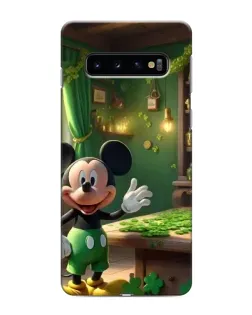 Чехол для Samsung Galaxy S10 с картинкой «Микки в мастерской» Чехол для Samsung Galaxy S10 с картинкой «Микки в мастерской»