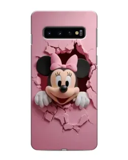 Чехол для Samsung Galaxy S10 с картинкой «Минни сквозь стену» Чехол для Samsung Galaxy S10 с картинкой «Минни сквозь стену»