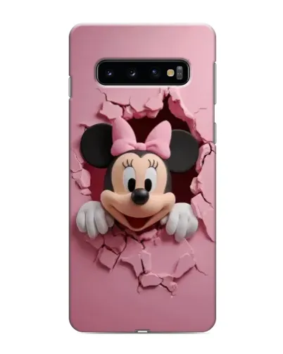 Чехол для Samsung Galaxy S10 с картинкой «Минни сквозь стену» Чехол для Samsung Galaxy S10 с картинкой «Минни сквозь стену»