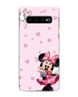 Чехол для Samsung Galaxy S10 с картинкой «Минни Маус и сердечки» Чехол для Samsung Galaxy S10 с картинкой «Минни Маус и сердечки»