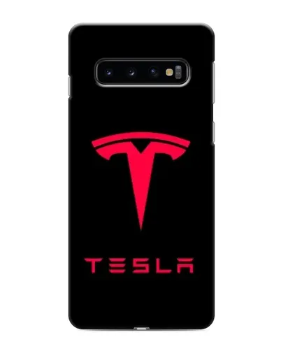 Чехол для Samsung Galaxy S10 с картинкой «Tesla Red Logo» Чехол для Samsung Galaxy S10 с картинкой «Tesla Red Logo»