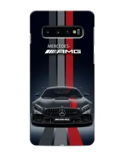 Чехол для Samsung Galaxy S10 с картинкой «Mercedes — белый карбон» Чехол для Samsung Galaxy S10 с картинкой «Mercedes — белый карбон»