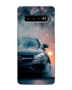 Чехол для Samsung Galaxy S10 с картинкой «Mercedes — ночной город» Чехол для Samsung Galaxy S10 с картинкой «Mercedes — ночной город»