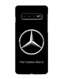 Чехол для Samsung Galaxy S10 с картинкой «Mercedes Silver Logo»