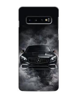 Чехол для Samsung Galaxy S10 с картинкой «Mercedes в дыму»
