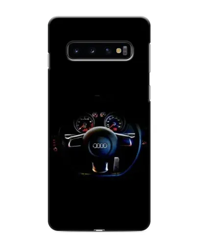 Чехол для Samsung Galaxy S10 с картинкой «Салон Audi — руль» Чехол для Samsung Galaxy S10 с картинкой «Салон Audi — руль»