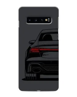 Чехол для Samsung Galaxy S10 с картинкой «Задняя часть Audi — арт»