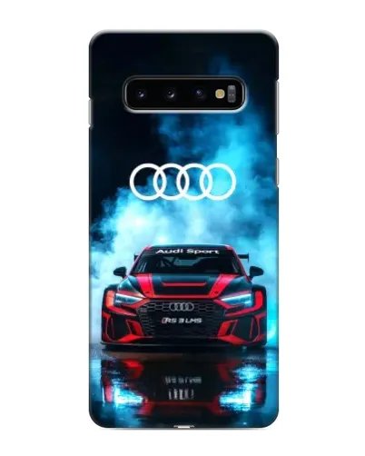 Чехол для Samsung Galaxy S10 с картинкой «Audi Sport — неон» Чехол для Samsung Galaxy S10 с картинкой «Audi Sport — неон»