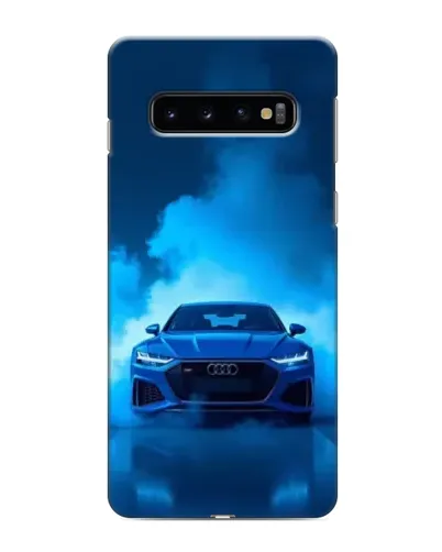Чехол для Samsung Galaxy S10 с картинкой «Audi — голубая энергия» Чехол для Samsung Galaxy S10 с картинкой «Audi — голубая энергия»