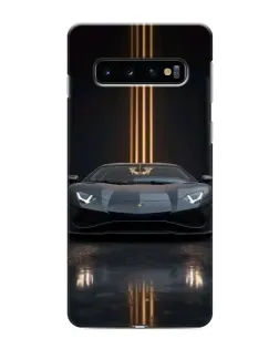 Чехол для Samsung Galaxy S10 с картинкой «Lamborghini золотые линии» Чехол для Samsung Galaxy S10 с картинкой «Lamborghini золотые линии»