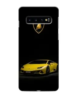 Чехол для Samsung Galaxy S10 с картинкой «Lamborghini желтый акцент» Чехол для Samsung Galaxy S10 с картинкой «Lamborghini желтый акцент»