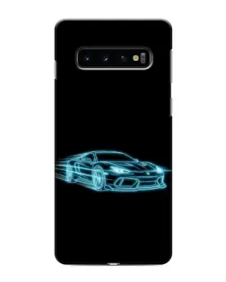 Чехол для Samsung Galaxy S10 с картинкой «Неоновый контур Lamborghini» Чехол для Samsung Galaxy S10 с картинкой «Неоновый контур Lamborghini»