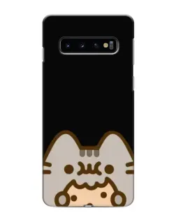 Чехол для Samsung Galaxy S10 с картинкой «Пушин на черном» Чехол для Samsung Galaxy S10 с картинкой «Пушин на черном»