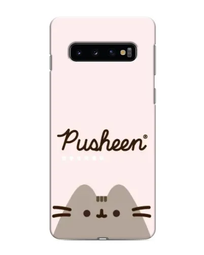 Чехол для Samsung Galaxy S10 с картинкой «Pusheen логотип»