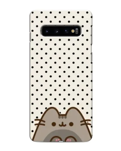 Чехол для Samsung Galaxy S10 с картинкой «Пушин в горошек»