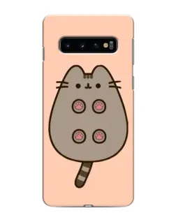 Чехол для Samsung Galaxy S10 с картинкой «Пушин пузиком кверху» Чехол для Samsung Galaxy S10 с картинкой «Пушин пузиком кверху»