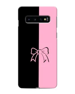 Чехол для Samsung Galaxy S10 с картинкой «Половинки банта»