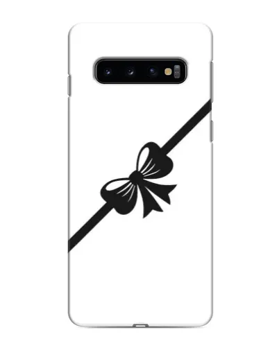 Чехол для Samsung Galaxy S10 с картинкой «Диагональный бант» Чехол для Samsung Galaxy S10 с картинкой «Диагональный бант»