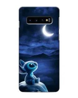 Чехол для Samsung Galaxy S10 с картинкой «Лунная ночь Стича» Чехол для Samsung Galaxy S10 с картинкой «Лунная ночь Стича»
