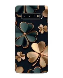 Чехол для Samsung Galaxy S10 с картинкой «Клевер в золоте» Чехол для Samsung Galaxy S10 с картинкой «Клевер в золоте»