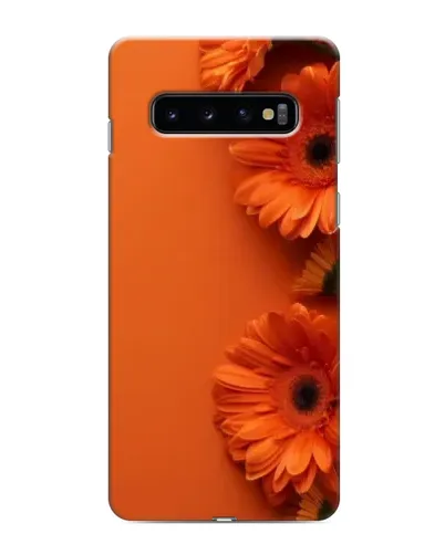 Чехол для Samsung Galaxy S10 с картинкой «Оранжевые герберы» Чехол для Samsung Galaxy S10 с картинкой «Оранжевые герберы»