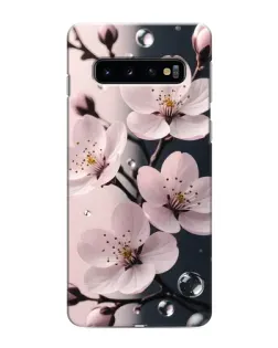 Чехол для Samsung Galaxy S10 с картинкой «Нежная сакура и капли» Чехол для Samsung Galaxy S10 с картинкой «Нежная сакура и капли»