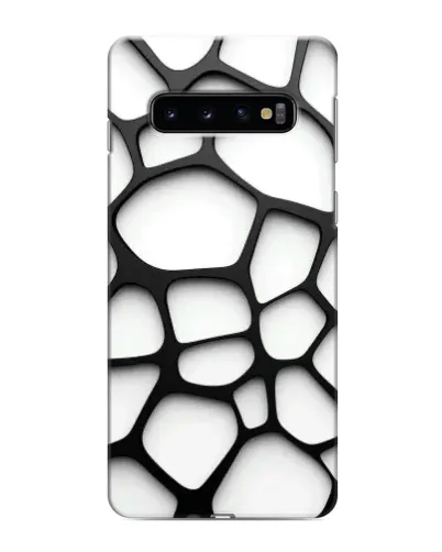 Чохол для Samsung Galaxy S10 з картинкою «Біла об'ємна сітка» Чохол для Samsung Galaxy S10 з картинкою «Біла об'ємна сітка»