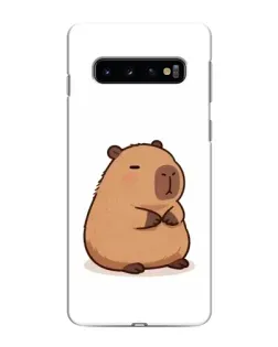 Чехол для Samsung Galaxy S10 с картинкой «Толстенькая капибара» Чехол для Samsung Galaxy S10 с картинкой «Толстенькая капибара»