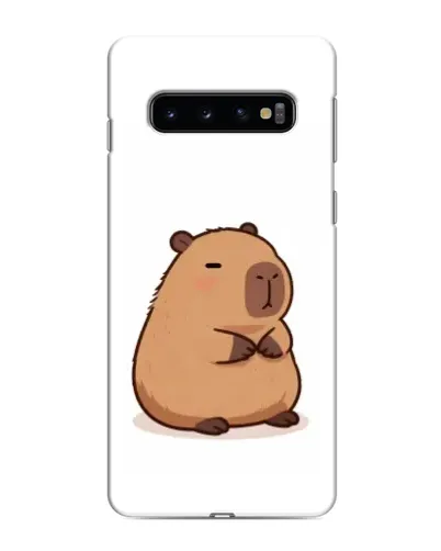 Чехол для Samsung Galaxy S10 с картинкой «Толстенькая капибара» Чехол для Samsung Galaxy S10 с картинкой «Толстенькая капибара»