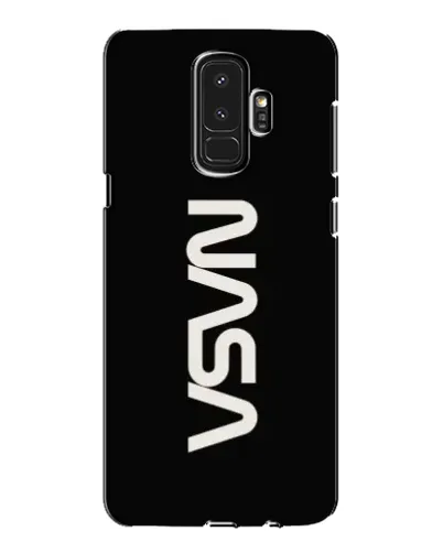 Чехол для Samsung Galaxy S9 Plus (G965) с картинкой «NASA — вертикальный логотип»