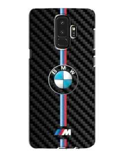 Чехол для Samsung Galaxy S9 Plus (G965) с картинкой «Эмблема BMW и карбон» Чехол для Samsung Galaxy S9 Plus (G965) с картинкой «Эмблема BMW и карбон»