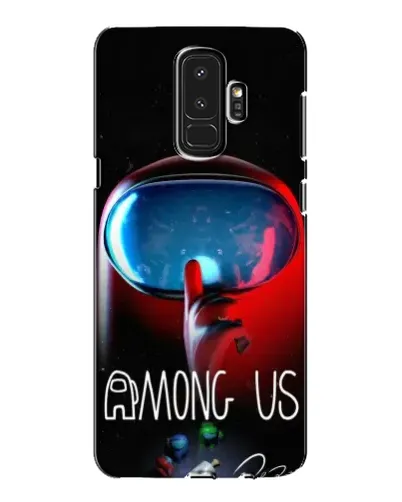 Чехол для Samsung Galaxy S9 Plus (G965) с картинкой «Красный импостер — макро»