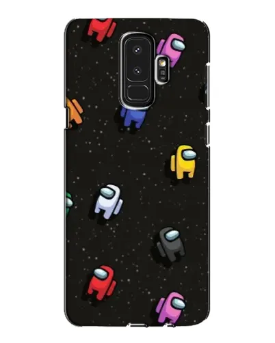 Чехол для Samsung Galaxy S9 Plus (G965) с картинкой «Космический паттерн Among Us»