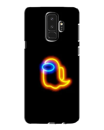 Чехол для Samsung Galaxy S9 Plus (G965) с картинкой «Among Us неоновое сияние»
