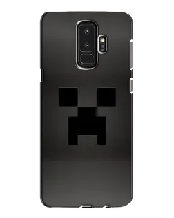 Чехол для Samsung Galaxy S9 Plus (G965) с картинкой «Черный крипер градиент» Чехол для Samsung Galaxy S9 Plus (G965) с картинкой «Черный крипер градиент»
