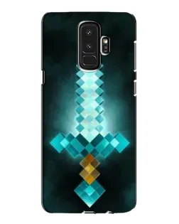 Чехол для Samsung Galaxy S9 Plus (G965) с картинкой «Алмазный меч неон» Чехол для Samsung Galaxy S9 Plus (G965) с картинкой «Алмазный меч неон»