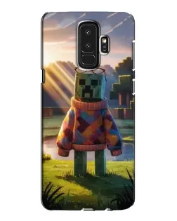 Чехол для Samsung Galaxy S9 Plus (G965) с картинкой «Крипер в свитере» Чехол для Samsung Galaxy S9 Plus (G965) с картинкой «Крипер в свитере»