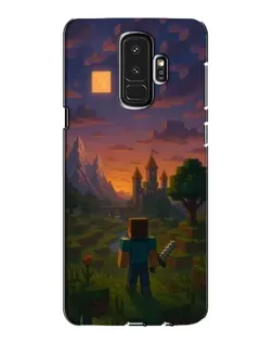 Чехол для Samsung Galaxy S9 Plus (G965) с картинкой «Стив у башни» Чехол для Samsung Galaxy S9 Plus (G965) с картинкой «Стив у башни»